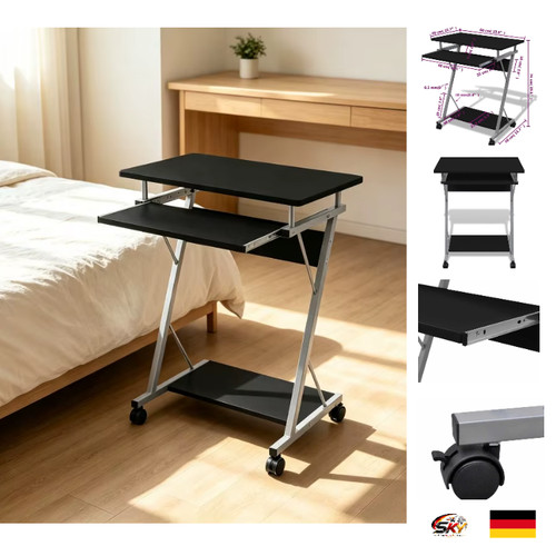 Computertisch holz metall - computertisch,
