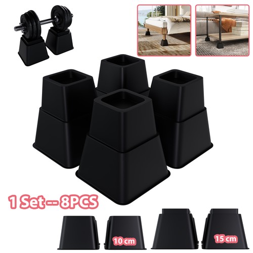 8er möbelerhöher set - möbelerhöher, schwarz