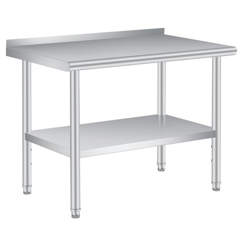 Edelstahltisch 120x89cm mit