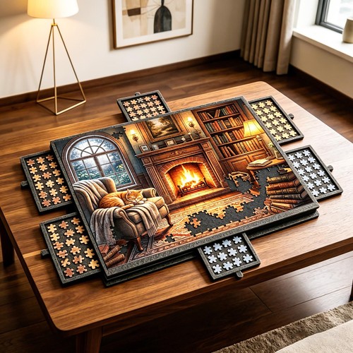 1000 teile puzzletisch filz - 1000,